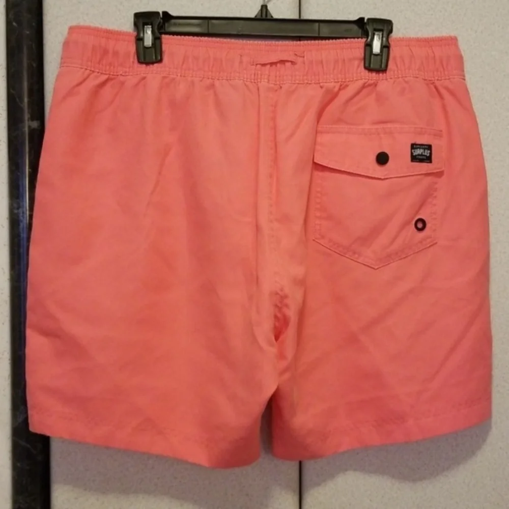 Superdry Men's Swimming Trunks, Salmon